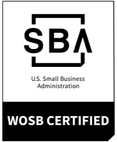 Women Owned Small Business Certification Badge. Black-Owned Business Mark
